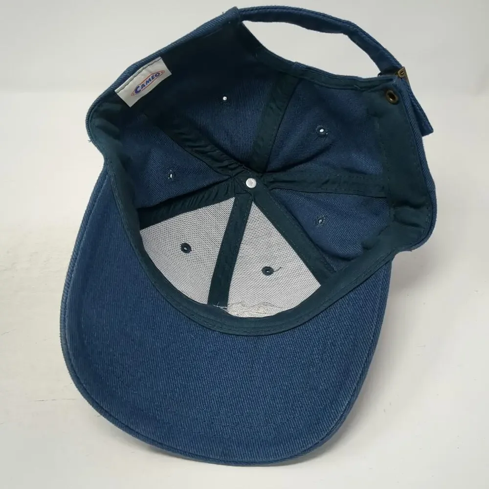 Cameo Baseball Cap Blue One Size Squaw Creek Transportation Slideback Twill Hat